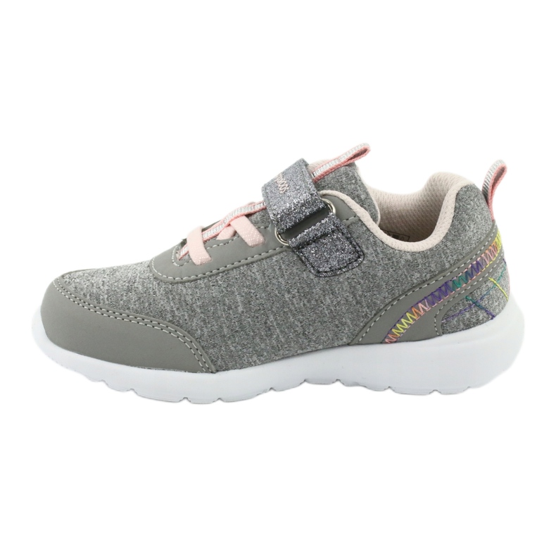 Kangaroos 02051 zapatos deportivos grises/rosados ​​para niños 2