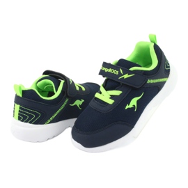 KangaRoos Zapatos deportivos para niños 02050 azul marino/verde 4