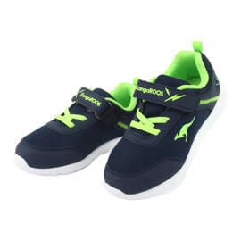KangaRoos Zapatos deportivos para niños 02050 azul marino/verde 3