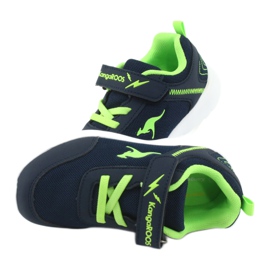KangaRoos Zapatos deportivos para niños 02050 azul marino/verde 5