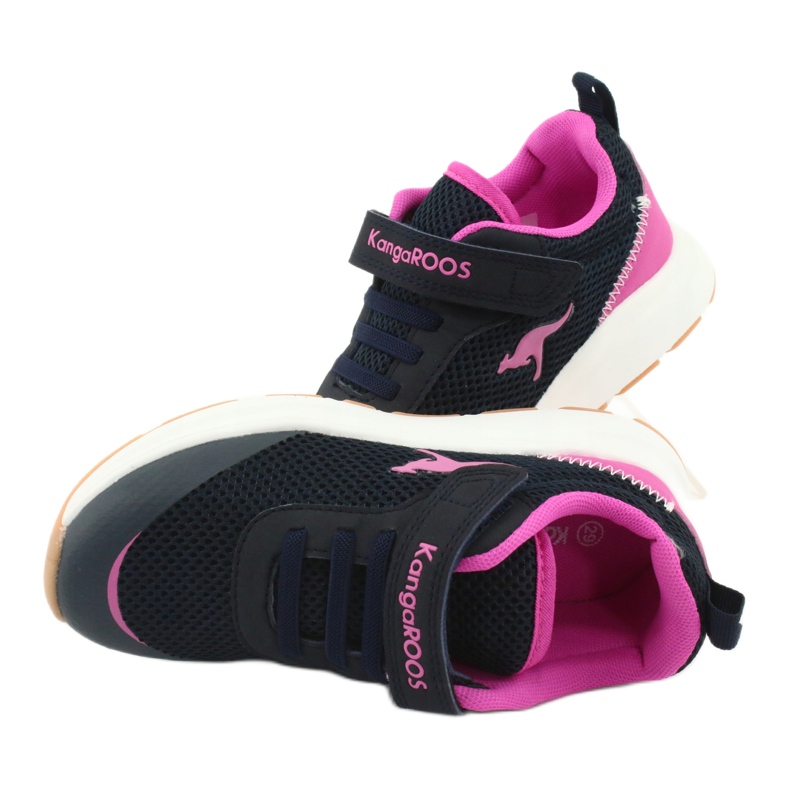 Kangaroos18507 Zapatos para niños de Sports Navy/Pink azul 6
