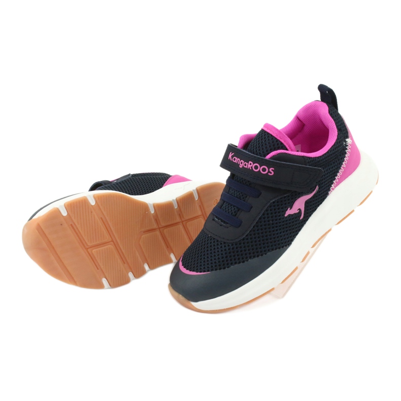 Kangaroos18507 Zapatos para niños de Sports Navy/Pink azul 5