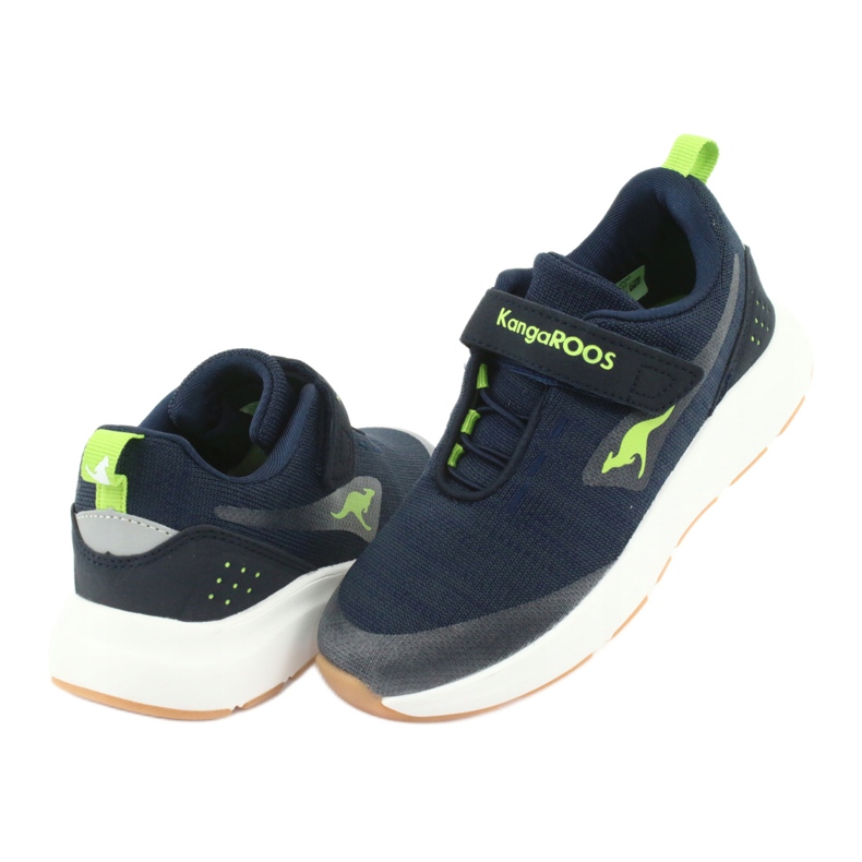 Kangaroos 18508 Zapatos deportivos azul marino/verde 4