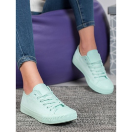 Fashion Zapatillas clásicas verde 4