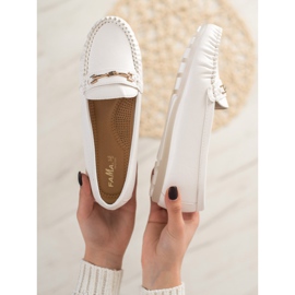 Fama Mocasines elegantes blanco 1 Fama Mocasines elegantes blanco 1