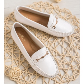 Fama Mocasines elegantes blanco 4