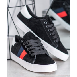 SDS Calzado deportivo con suela gruesa negro 4