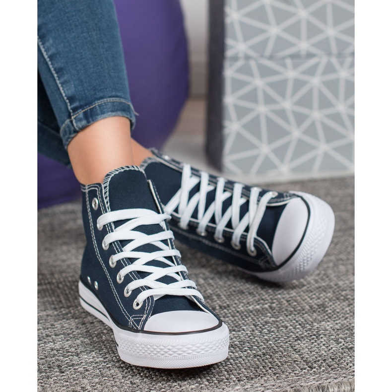 Super Me Zapatillas altas azul 1