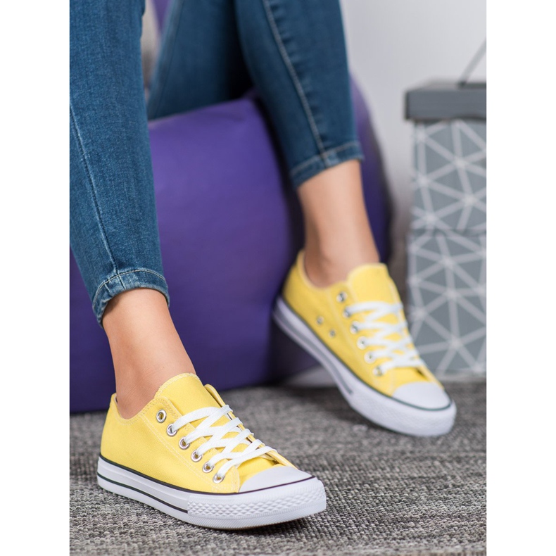 SDS Zapatillas Textiles amarillo 1
