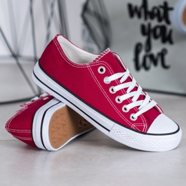 SDS Zapatillas Textiles rojo 3