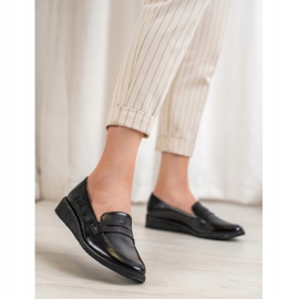 Goodin Mocasines de cuña negros 1 Goodin Mocasines de cuña negros 1