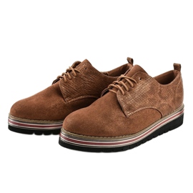 Zapatos de jazz marrones JN-31 marrón 2