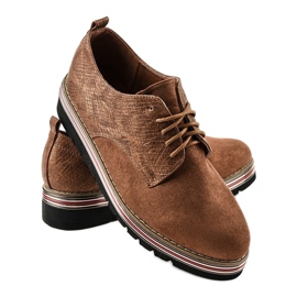 Zapatos de jazz marrones JN-31 marrón 3