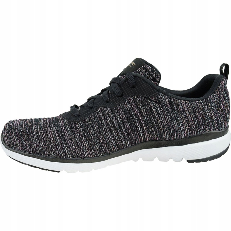Skechers Flex Appeal 3.0 Infinito Glamour W 13071-BKMT negro 1 Skechers Flex Appeal 3.0 Infinito Glamour W 13071-BKMT negro 1