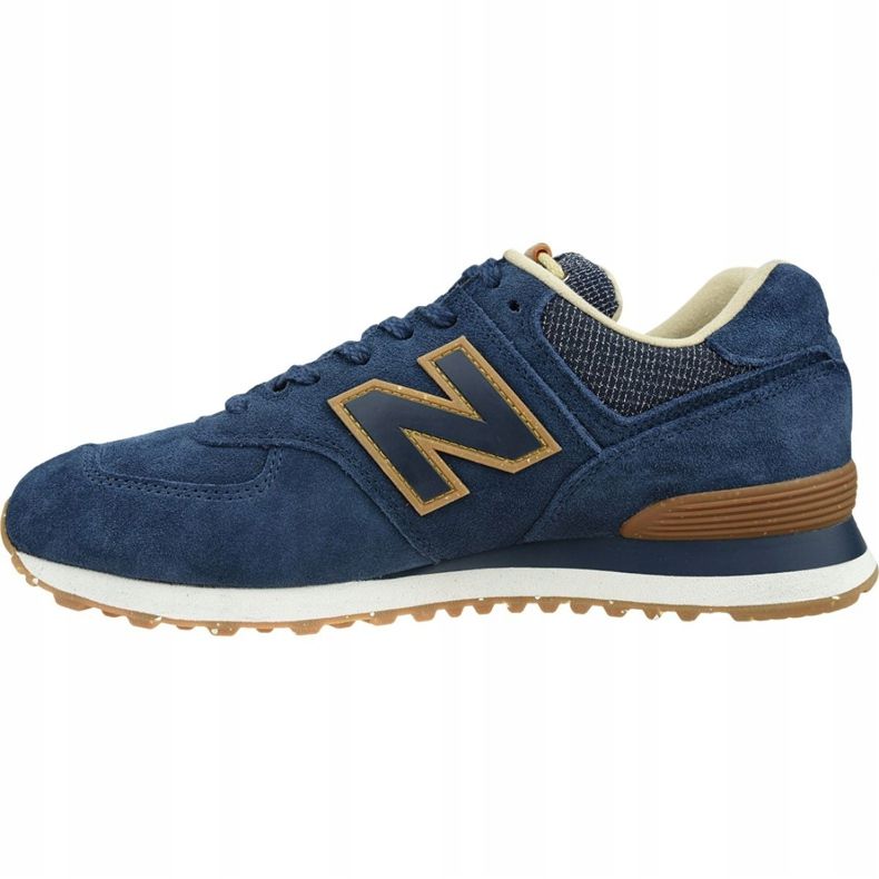 Zapatillas New Balance M ML574SOH azul marino 1