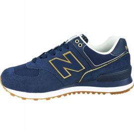 Zapatillas New Balance W WL574SOC azul marino 1