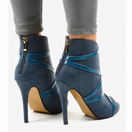 Tacones altos ante azul SY-20 4