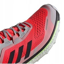 Zapatillas Adidas Terrex Agravic Flow M EF2116 rojo gris multicolor 2