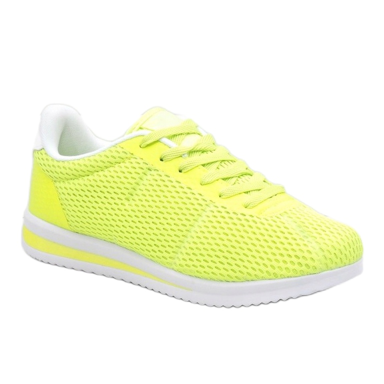 Zapatillas deportivas de mujer verde fluo FXZ32-3 1