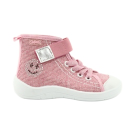 Zapatos befado niño 268X068 rosa gris 1