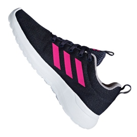 Zapatillas Adidas Lite Racer Cln Jr BB7045 azul marino rosado 1