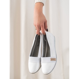 Super Me Bailarinas deportivas con cuña blanco 1 Super Me Bailarinas deportivas con cuña blanco 1