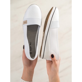 Super Me Bailarinas deportivas con cuña blanco 2 Super Me Bailarinas deportivas con cuña blanco 2