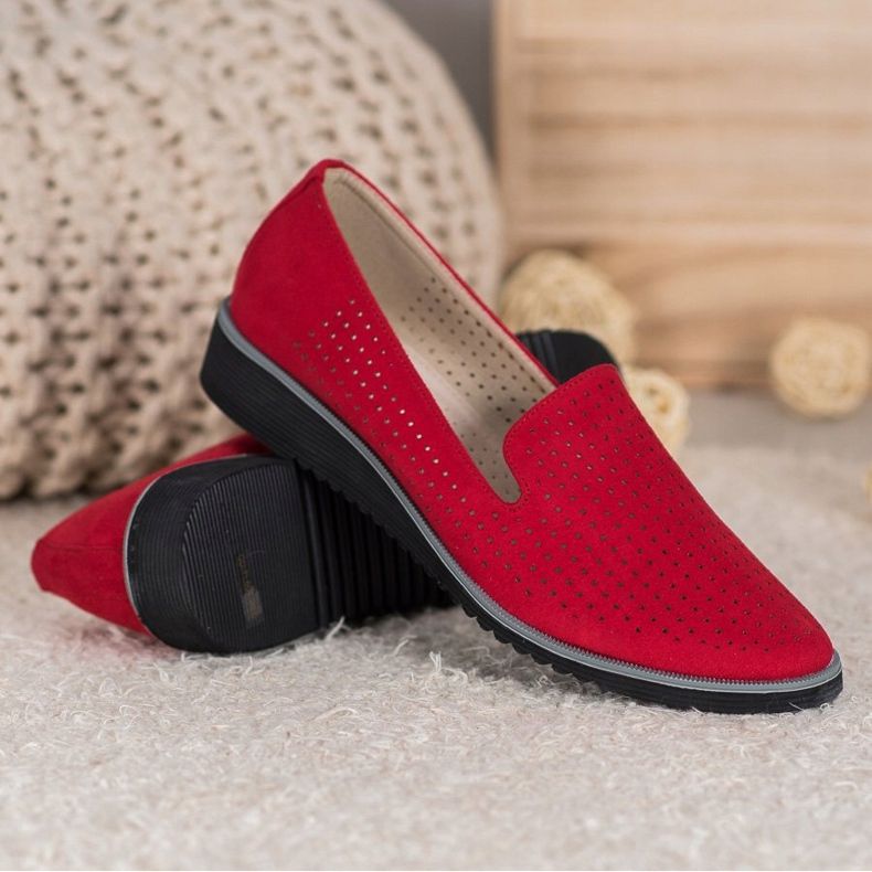 Goodin Señores calados ligeros rojo 1