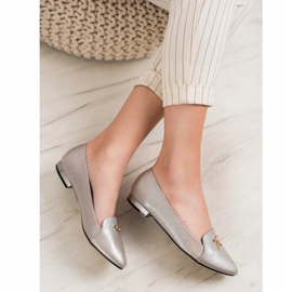 Goodin Bailarinas grises brillantes 2