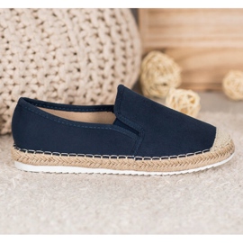 Goodin Alpargatas de ante azul 2