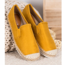 Goodin Alpargatas de ante amarillo 2