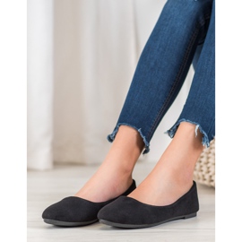 SHELOVET Cómodas bailarinas negro 5