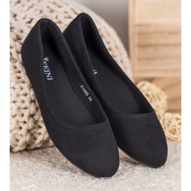 SHELOVET Cómodas bailarinas negro 4