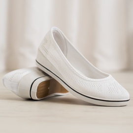 Super Me Bailarina Calada En Cuña blanco 1 Super Me Bailarina Calada En Cuña blanco 1