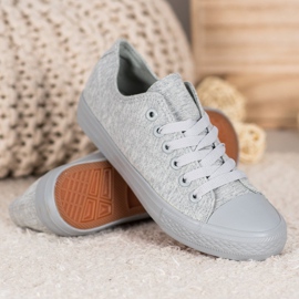 SHELOVET Zapatillas Textiles Grises 2