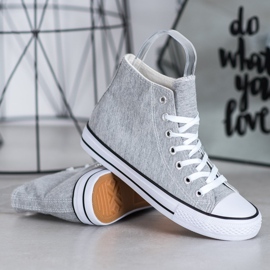 Super Me Zapatillas altas gris 4