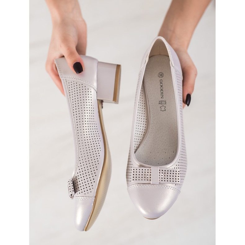 Goodin Bombas Caladas Con Lazo multicolor rosado 1