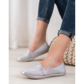 SHELOVET Zapatos cómodos sin cordones gris 4