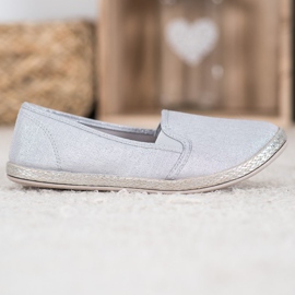 SHELOVET Zapatos cómodos sin cordones gris 5