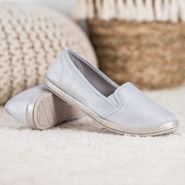 SHELOVET Zapatos cómodos sin cordones gris 2
