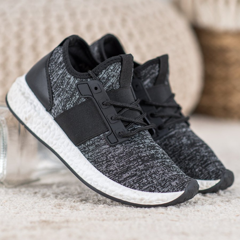 Bona Calzado deportivo en la plataforma negro 2