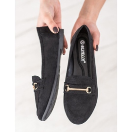 Bestelle Mocasines elegantes con adorno negro 2