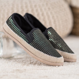 SHELOVET Alpargatas de moda negro 3