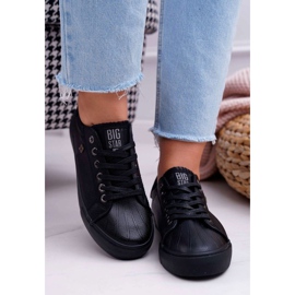 Zapatillas negras para mujer Big Star BB274032 negro 4