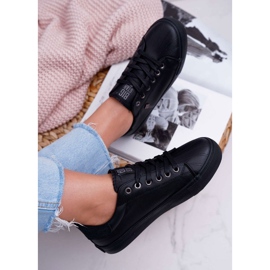 Zapatillas negras para mujer Big Star BB274032 negro 5
