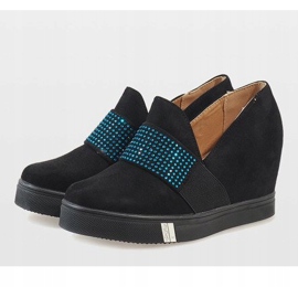Bombas negras en la cuña T1715-1 negro 4