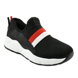 Zapatos deportivos negros sin cordones NB256P-1 1