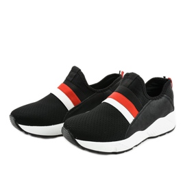 Zapatos deportivos negros sin cordones NB256P-1 2