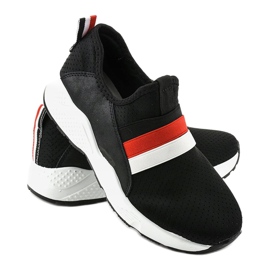 Zapatos deportivos negros sin cordones NB256P-1 3