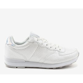 Zapatillas deportivas de hombre blancas 5535-1 blanco 2